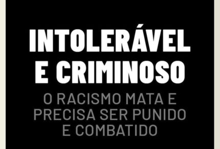 O RACISMO CONTINUA MATANDO